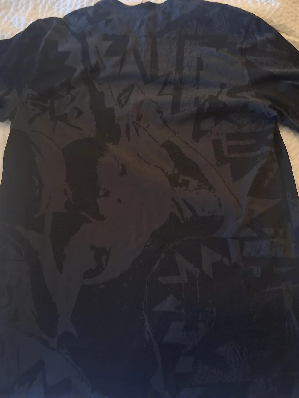 Jordan Black Short-Sleeve Graphic Tee with Red Jumpman